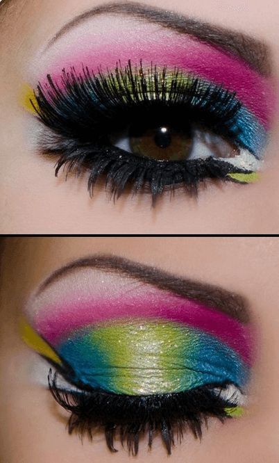 Colorful Neon Eye Makeup Ideas Perfect for Summer | La Belle .