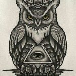 Chic Perfect +250 Owl Tattoo Design Ideas | Traditional owl .