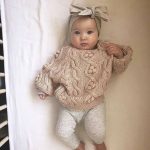 Baby girl sweater outfit idea. Perfect fall outfit for little ones .