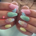 Perfect spring nails! | Nails | Pinterest | Nails, Acrylic Nails .