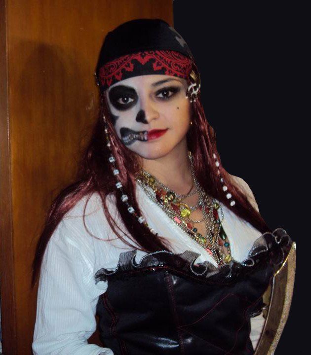 pirates of the caribbean makeup | Halloween makeup pirate .