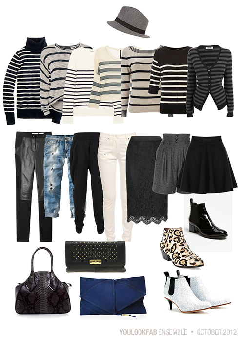 Pairing Striped Tops with Unexpected Bottoms - Y