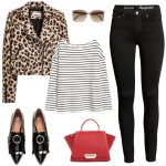 Daily Style Finds: The Cutest Leopard Jacket + Striped Top Outf