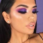 Lipstick | Purple smokey eye makeup, Purple makeup, Purple eye make