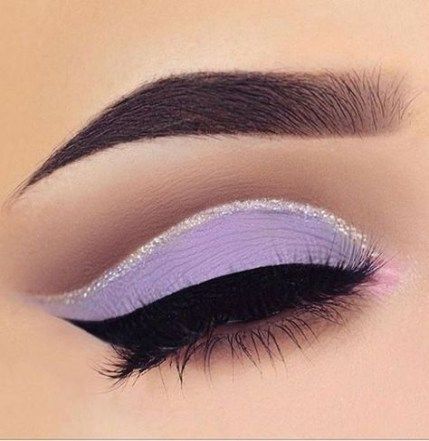 Trendy nails pastel purple eye makeup ideas | Purple eye makeup .