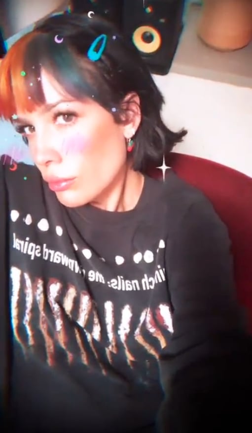 Halsey Tries Rainbow Bangs August 2019 | POPSUGAR Beau