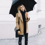 Upper Casual | Rainy outfit, Fall fashion coats, Rainy day outf