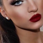 Dark Red Lipstick Makeup Ideas picture 3 | Red lipstick makeup .