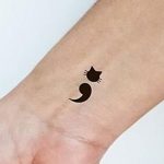 10 Meaningful Semicolon Tattoos for 2020 - The Trend Spott