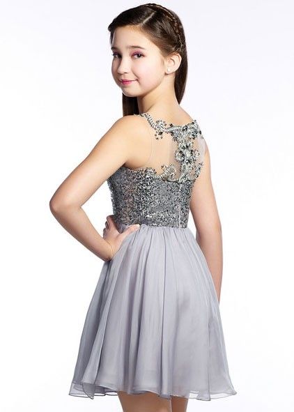 Lexie by Mon Cheri TW21542 Tween Sequined Short Dress | Dance .