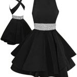 Amazon.com: LeoGirl Womens Open Back Fit And Flare Short Prom .