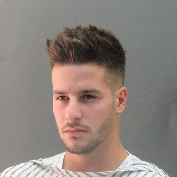 Quiff Haircut Fade Medium Length Men's Hairstyles #Menshairstyles .