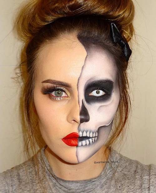 43 Cool Skeleton Makeup Ideas to Try for Halloween | StayGlam .