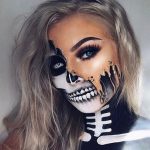 30+ Cool and Glamorous Skeleton Makeup Ideas - bemethis | Unique .