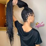 43 Pretty Small Box Braids Hairstyles to Try | StayGlam in 2020 .
