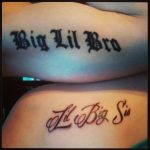 Brother sister tattoo My little brother is bigger then i am so we .