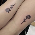 Small rose tattoo | Cousin tattoos, Small rose tattoo, Matching .