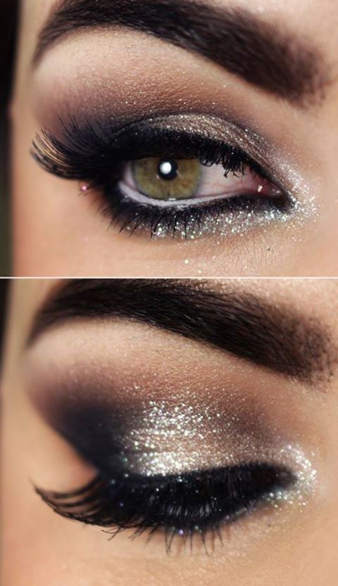40+ Stunning Shimmery Smokey Eye Makeup DIY Tutorials - www .