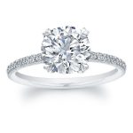 Pin by Shea Turner on Wedding ideas | Round diamond engagement .