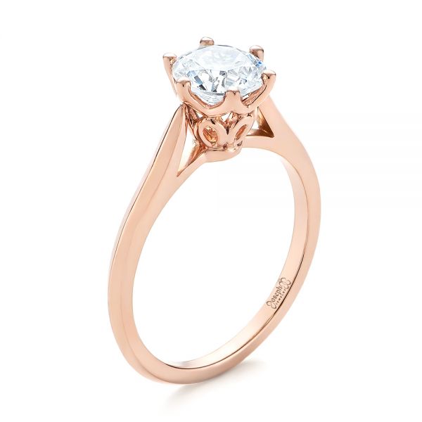 Solitaire Diamond Engagement Ring #104173 - Seattle Bellevue .
