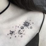 Midnight Space Tattoo - InkStyleMag | Astronomical tattoo, Tattoos .