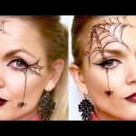 Quick and easy spider web halloween makeup - YouTube … | Halloween .