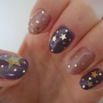 Moon and Star Nail Art | Star nail designs, Star nail art, Cute nai