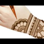 Back hand beautiful henna design - Simple and easy mehndi designs .