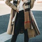 with-leather-pants Trench Coat Outfits Women-19 Ways to Wear .
