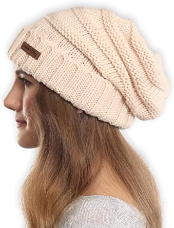 Brook + Bay Slouchy Cable Knit Cuff Beanie - Stay Warm & Stylish .