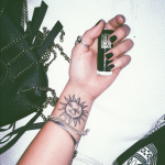 Yoojazzy … | Wrist tattoos for women, Tattoos, Sun tatto