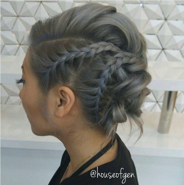 27 Super Trendy Updo Ideas for Medium Length Hair - PoPular .