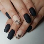30+ Trendy Matte Black Nails Designs Inspirations Koees Blog .