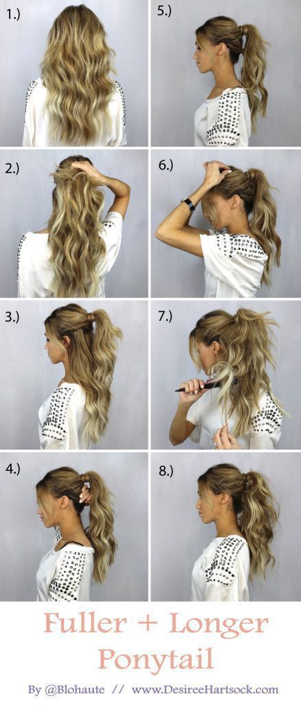 15 Hair Tutorials to Style Your Hair | Hair styles, Long hair .