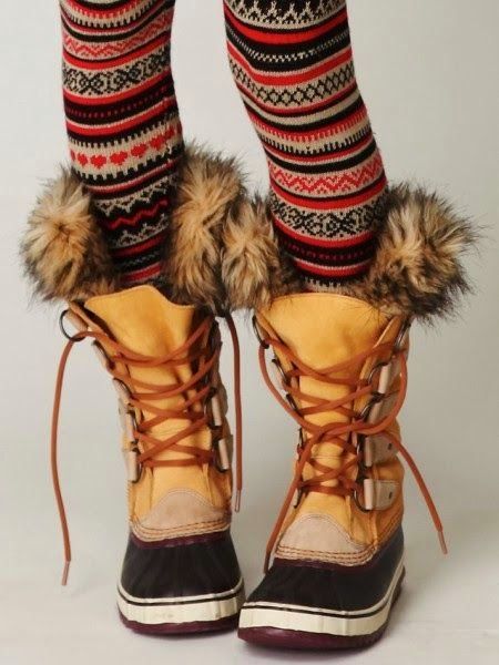 The Vogue Fashion: Cozy Sorel Lace Up Boots | Sorel boots, Boots .