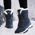 2019 Women's Fashion Winter Boots Ankle Warm Bootie Casual Outdoor .