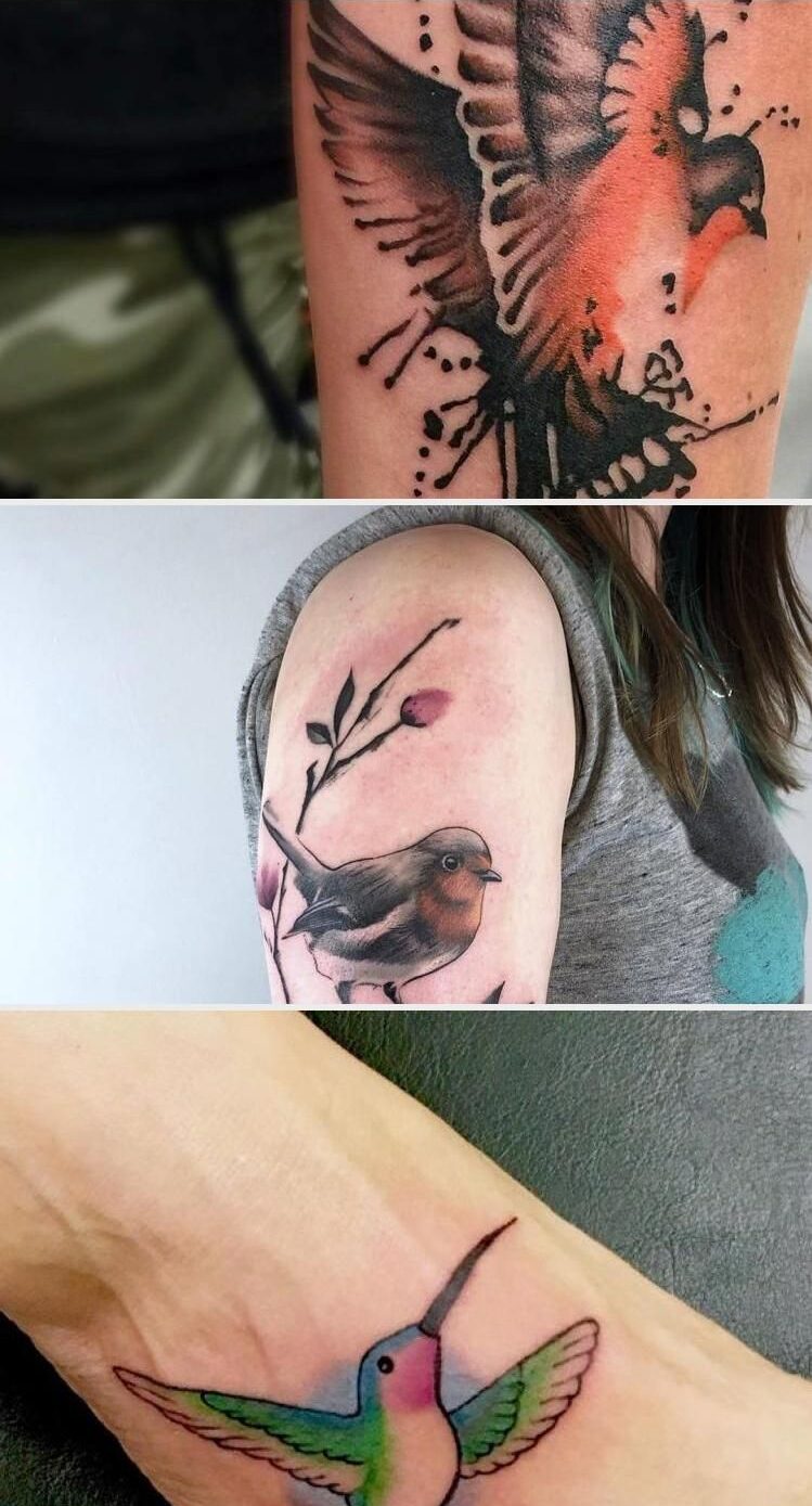 Cute and Artistic Bird Tattoo Designs