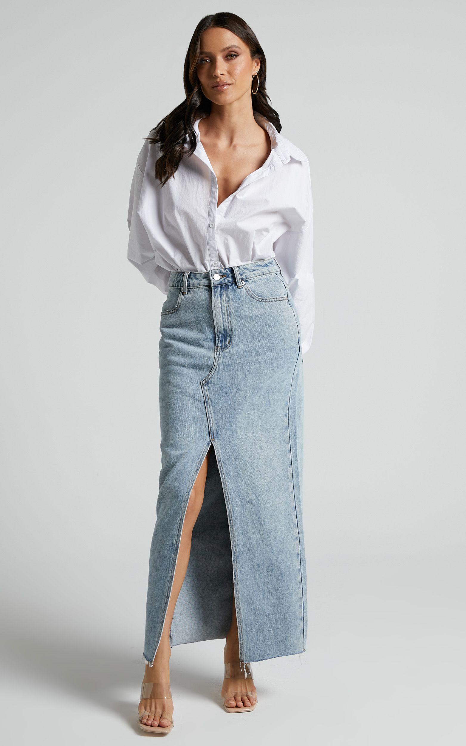 Why denim pencil skirts are exactly what
you need