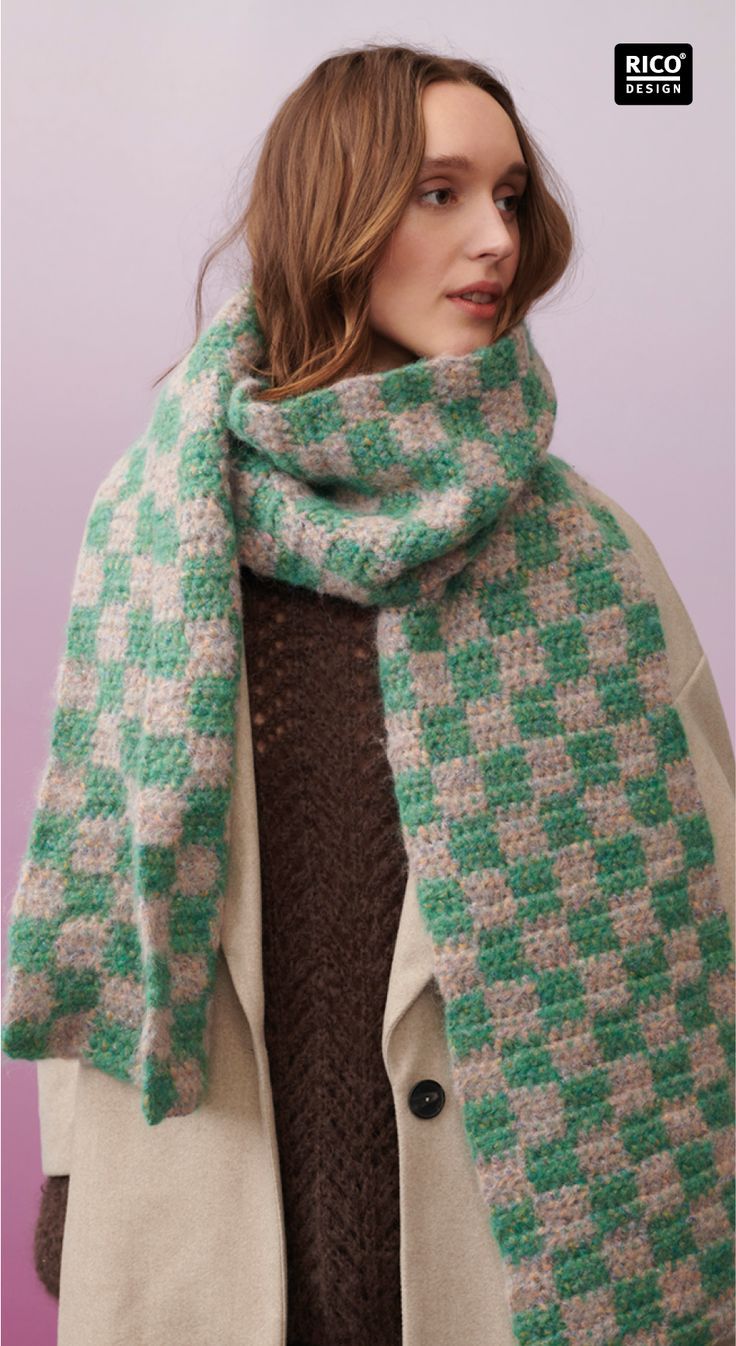 Chunky knit scarf – designer knit scarf