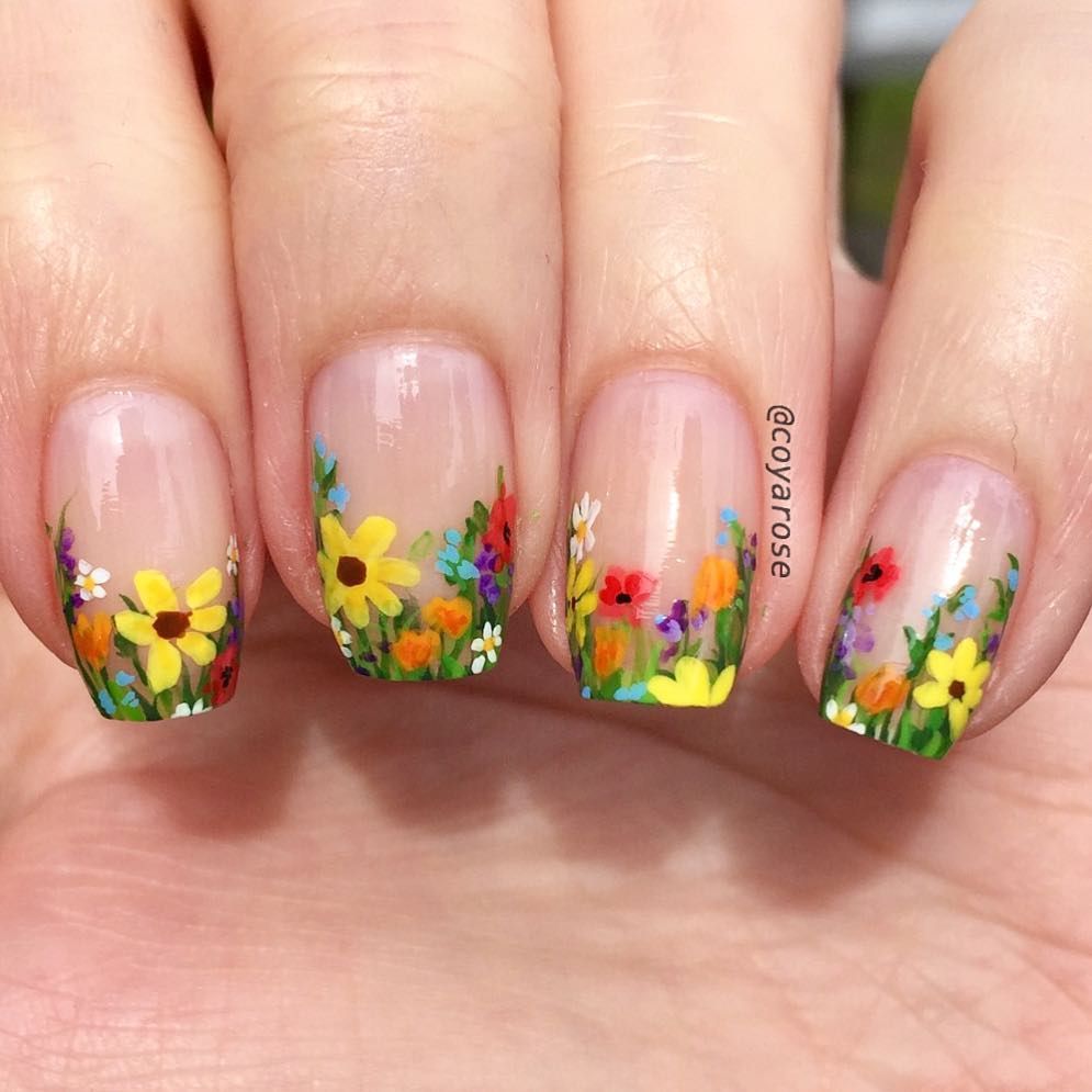 Add a Floral Touch with Pretty Flower
Nail Art Designs: Chic and Playful