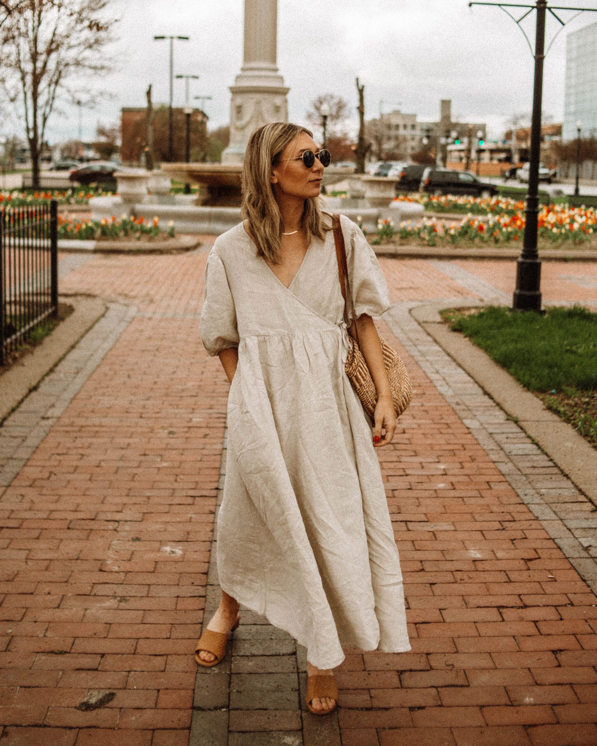 Style with Linen dresses for summer