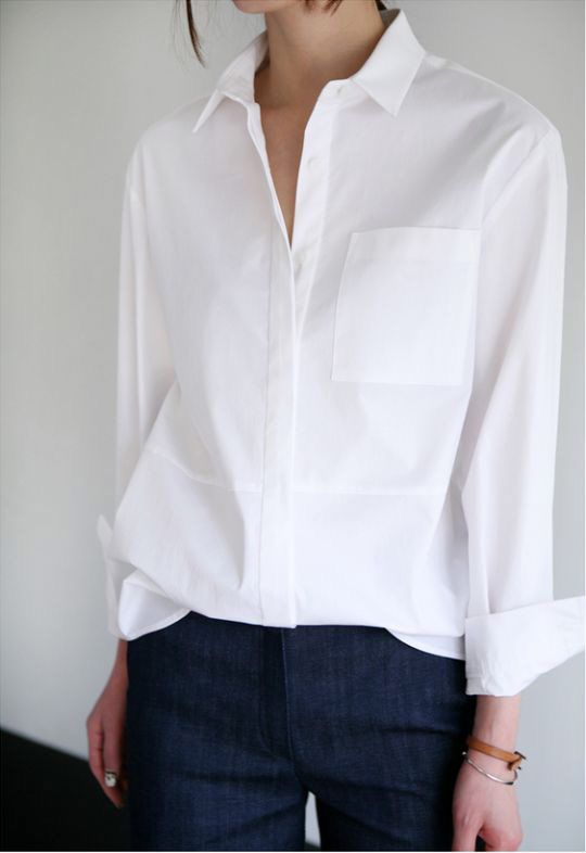 Different ways to wear a white blouse