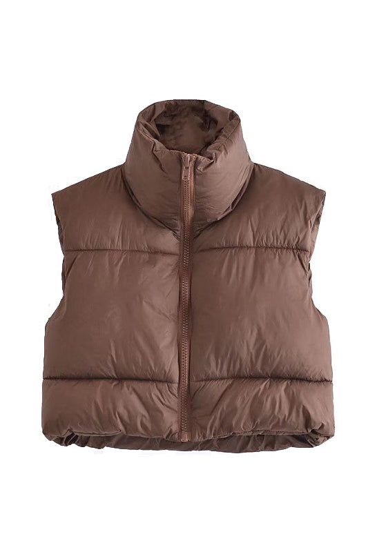 Looking good in a womens puffer vests