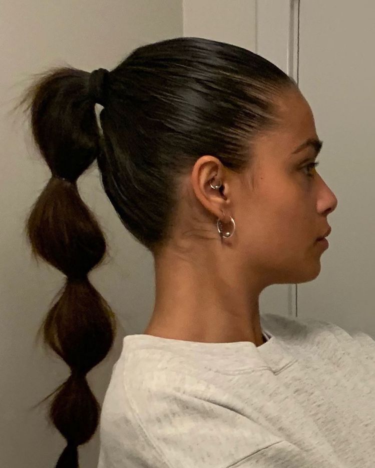 Bubble Ponytail Hairstyles