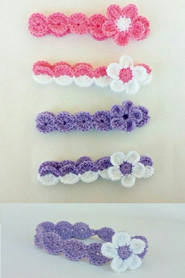 Girls Crochet Headbands – Hand bands and
Hair Styling
