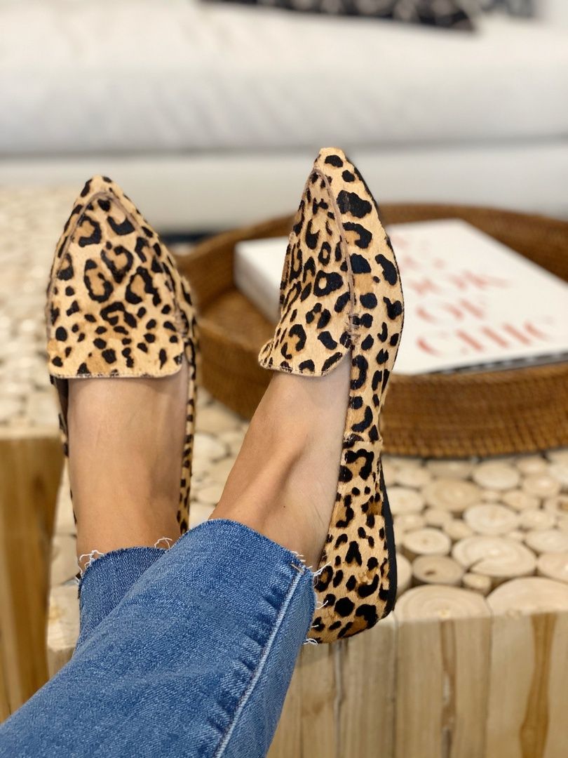Girls go crazy with leopard flats