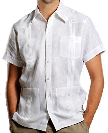 Select the antique style for better
comfort with guayabera shirts