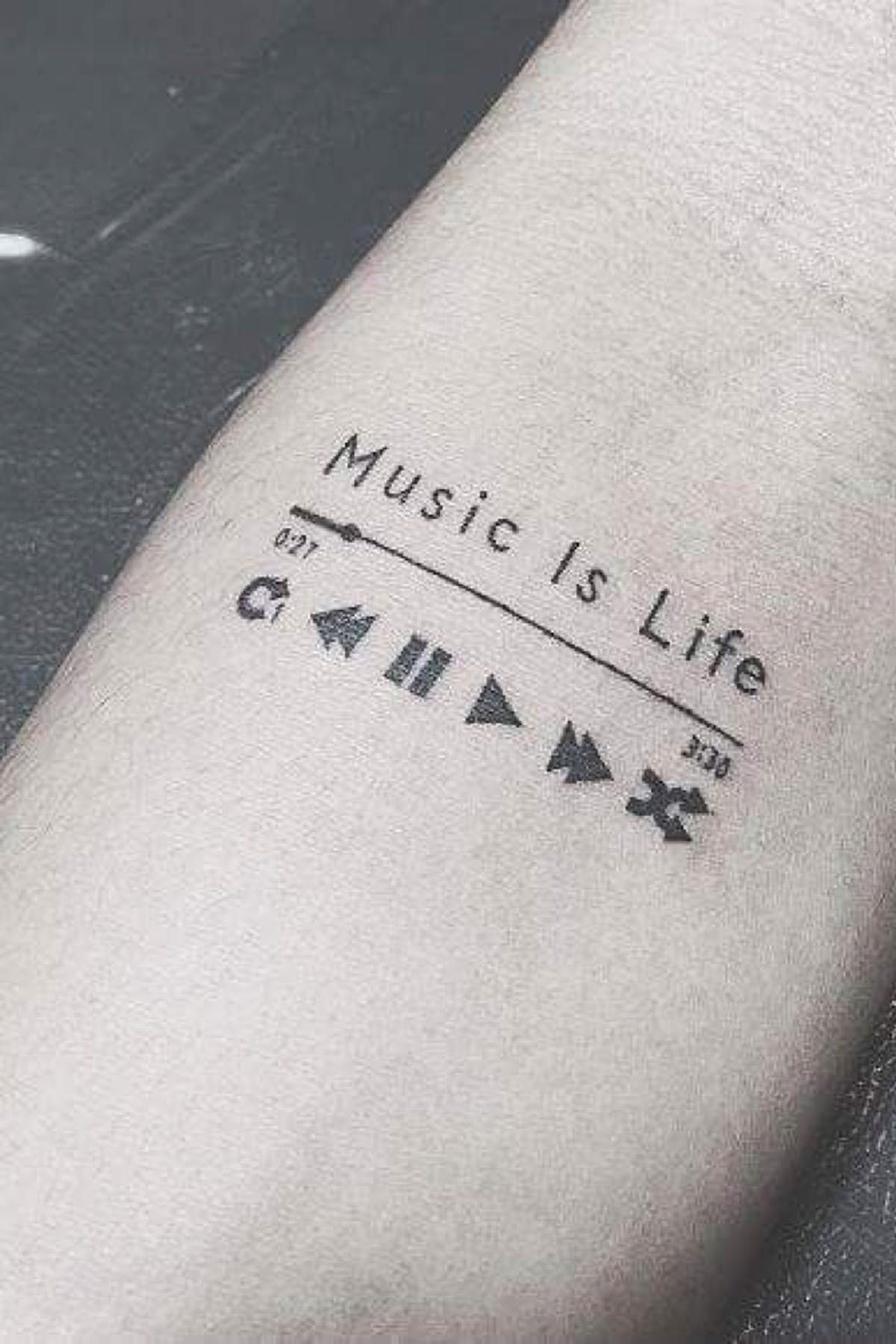 Creative Music Tattoos