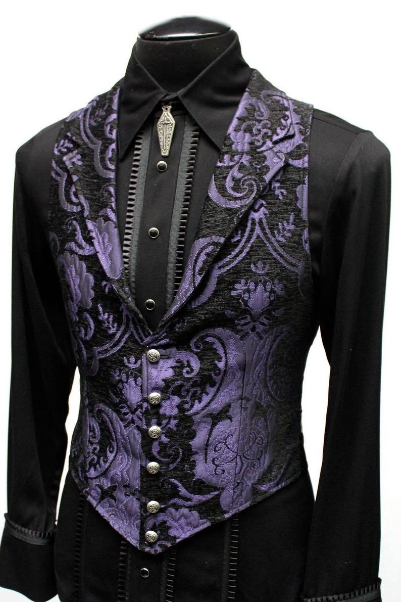 Glam up your attire with purple suit