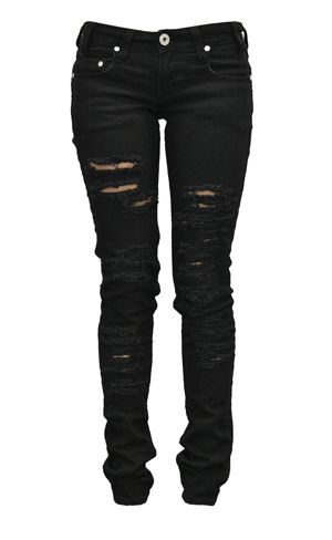 Nail Your Look with Stylish Ripped Black
Skinny Jeans: Edgy and Chic